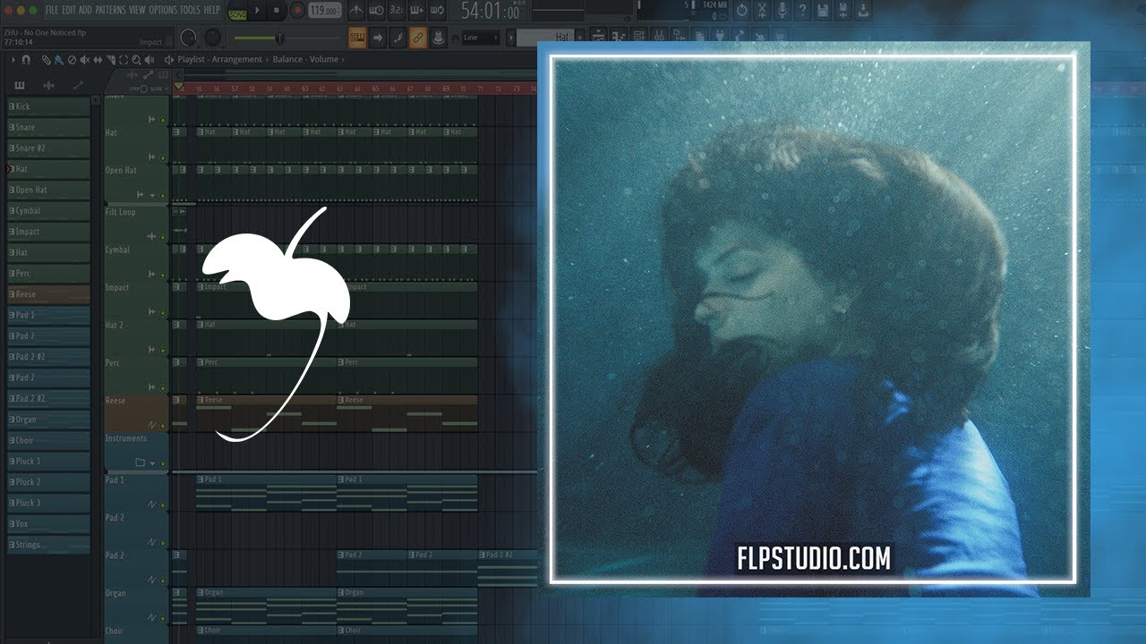 ZHU - No One Noticed (FL Studio Remake)