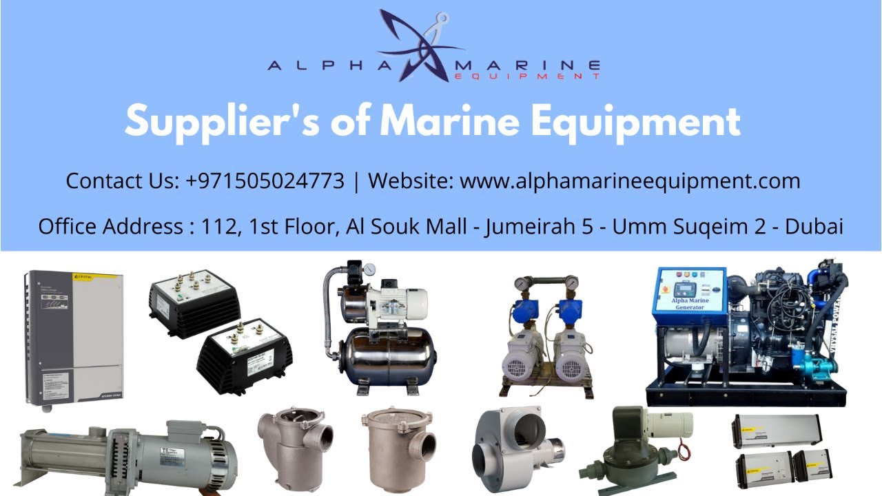 Alpha Marine Equipment Dubai | Supplier's of Marine Equipment