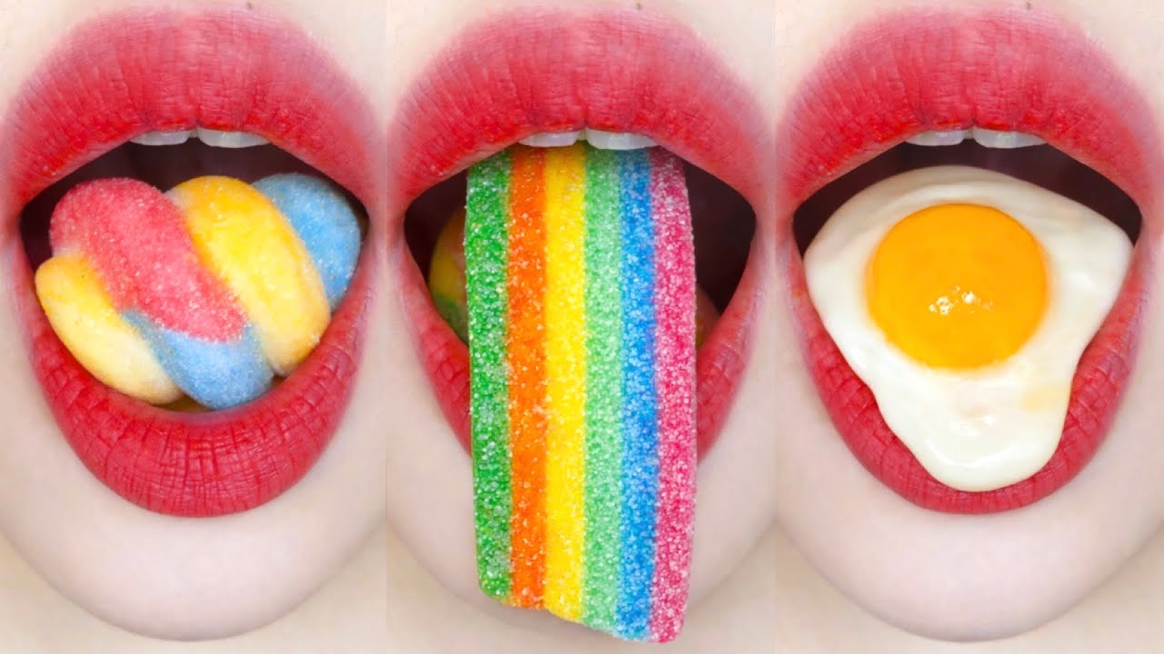 ASMR EMOJI FOOD EATING SOUND MUKBANG