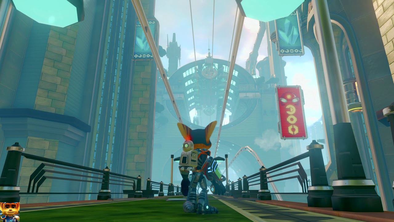 Ratchet and Clank PS4 Out of Bounds Glitch exploring Grass Bridges of Kerwan 8