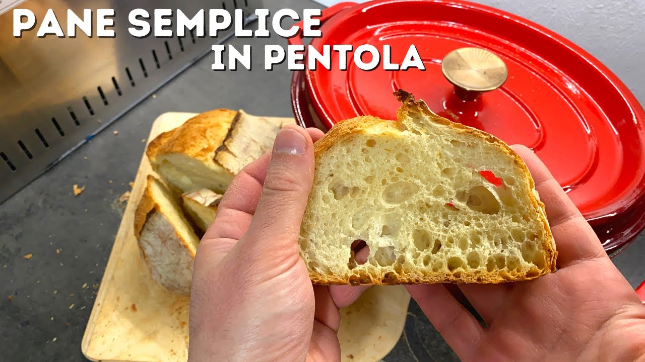 PANE FATTO IN CASA CON LIEVITO DI BIRRA - COTTO IN PENTOLA - SEMPLICE E GUSTOSO