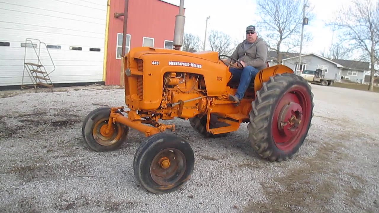 BigIron Online Auction 3-31-2021--GE3848=1957 Minneapolis-Moline 445 Universal 2WD Tractor
