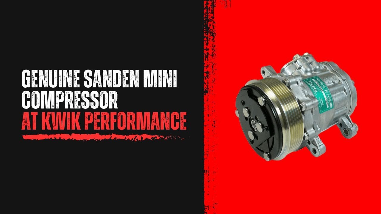 Genuine Sanden mini compressor for Chevy engine swaps