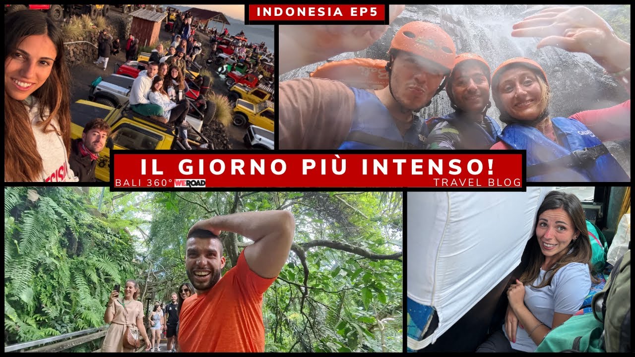 INDONESIA EP5 – Alba sul Batur, rafting e scimmie il giorno più intenso