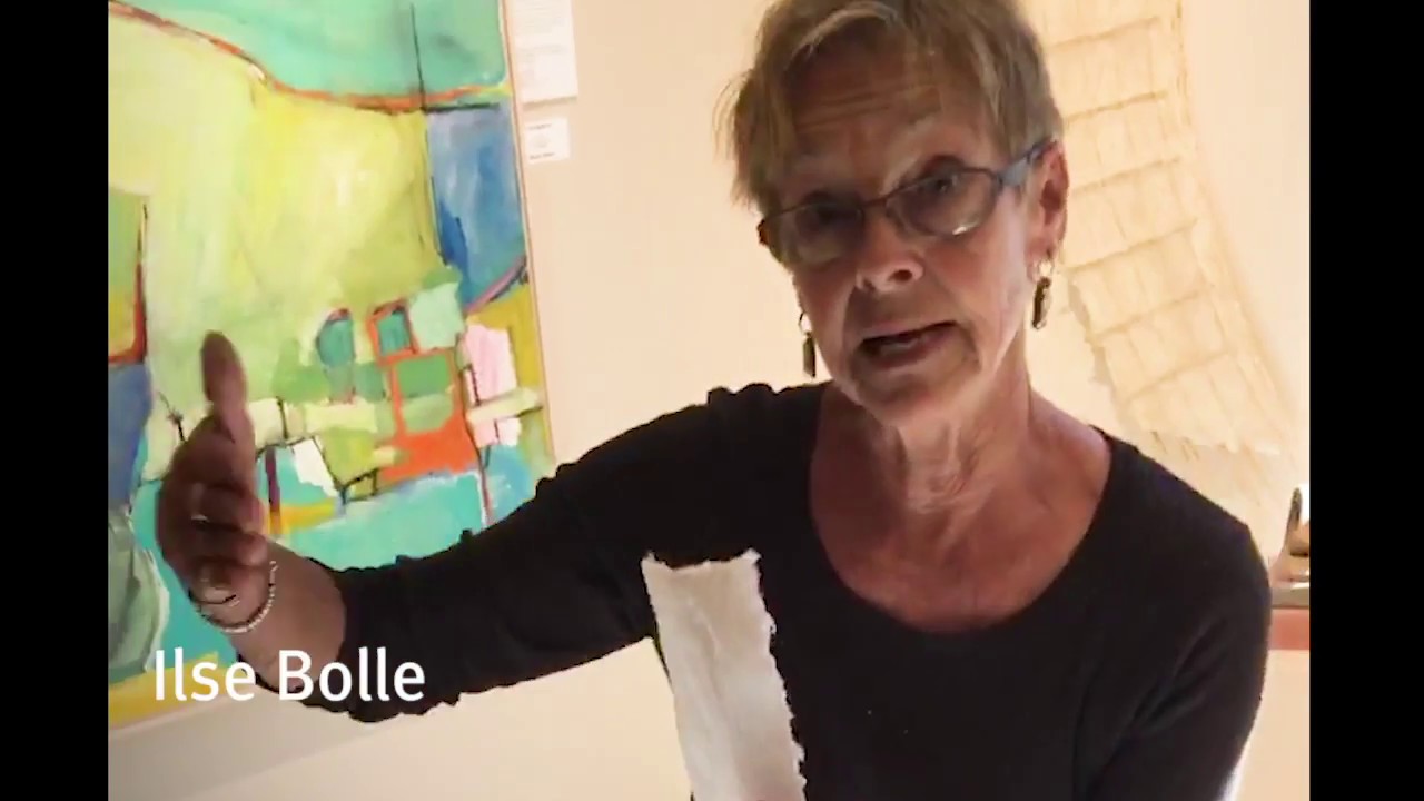 Contemporary Artist Ilse Bolle Gives Paper Making and Encaustic Demonstration
