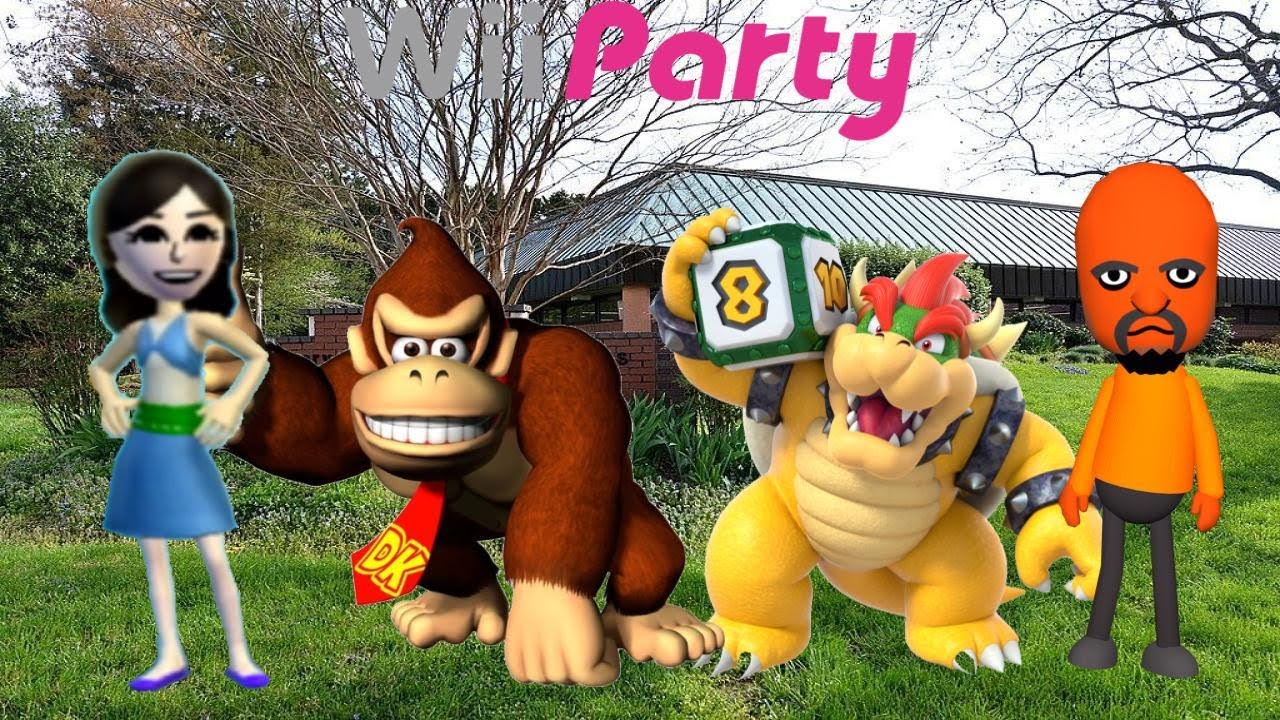 Wii Party - Board Game Island - ExtraEmily Vs Donkey Kong Vs Bowser Vs Matt (Ep. 410)