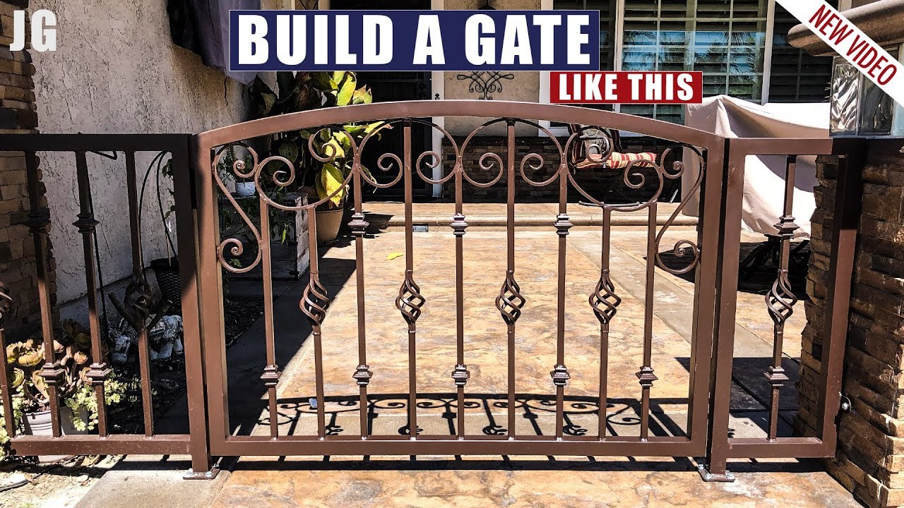 Small Decorative Arch-top Gate  | JIMBO'S GARAGE