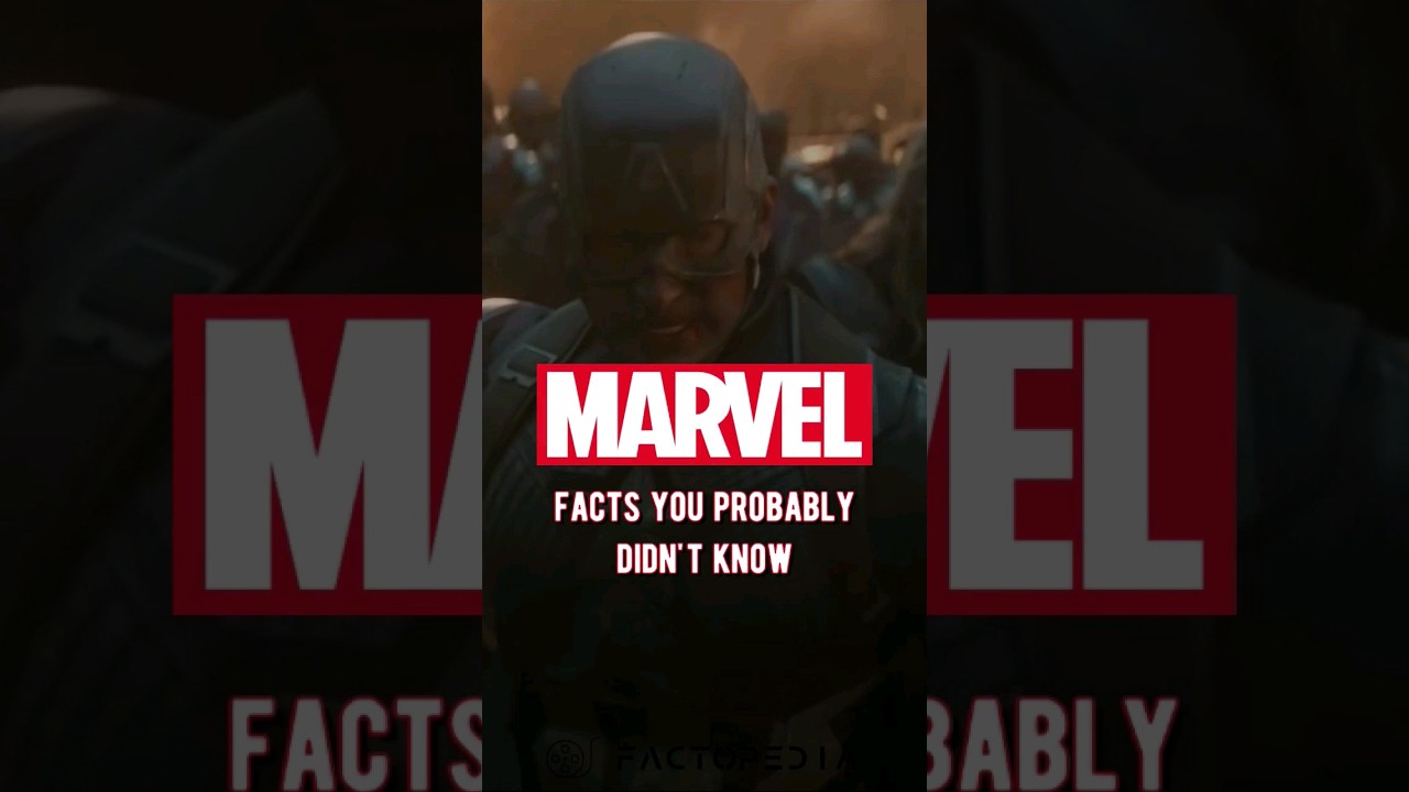 MARVEL Facts You Probably Didn't Know🤯 #youtubeshorts #marvel #marvelstudios #marvelcomics #avengers