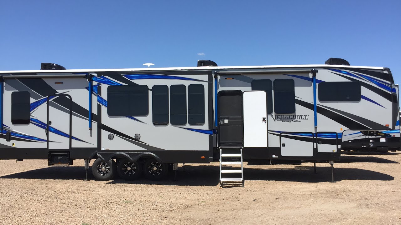SOLD 2019 Forest River Vengeance Touring Edition 381L12-6 5th Wheel Toy hauler