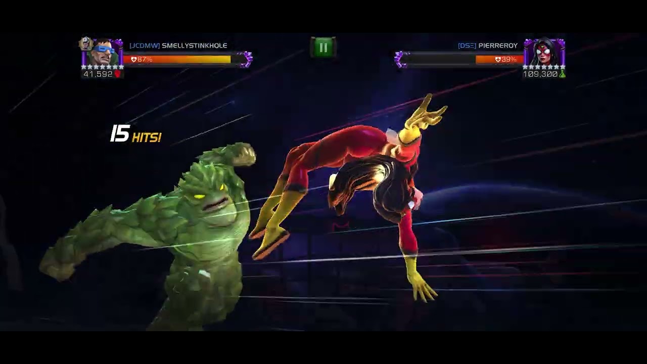 Season 62 AW Node 42 Spider Woman. I suck at this game 