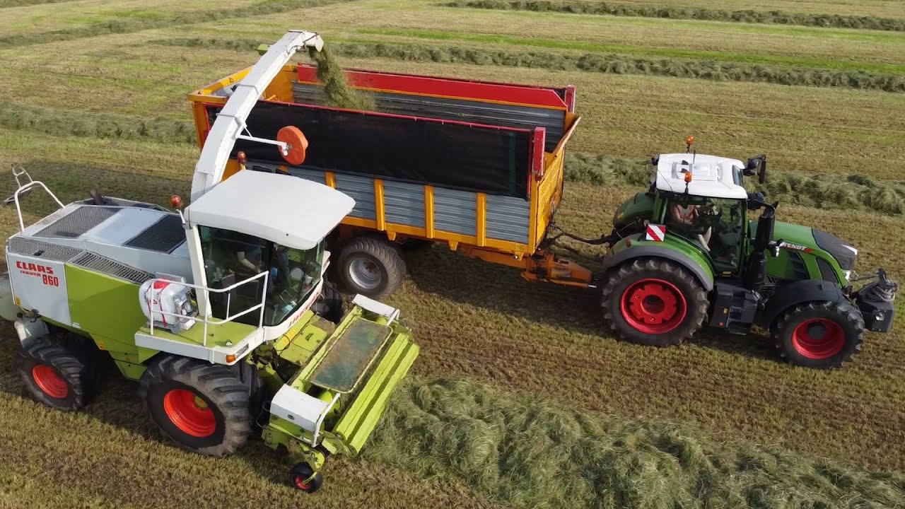 Claas & Fendt grass silage