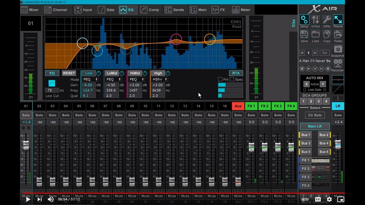 Behringer X Air XR16 Digital Mixer: A Beginners Guide to How to Set up a Simple PA From Scratch