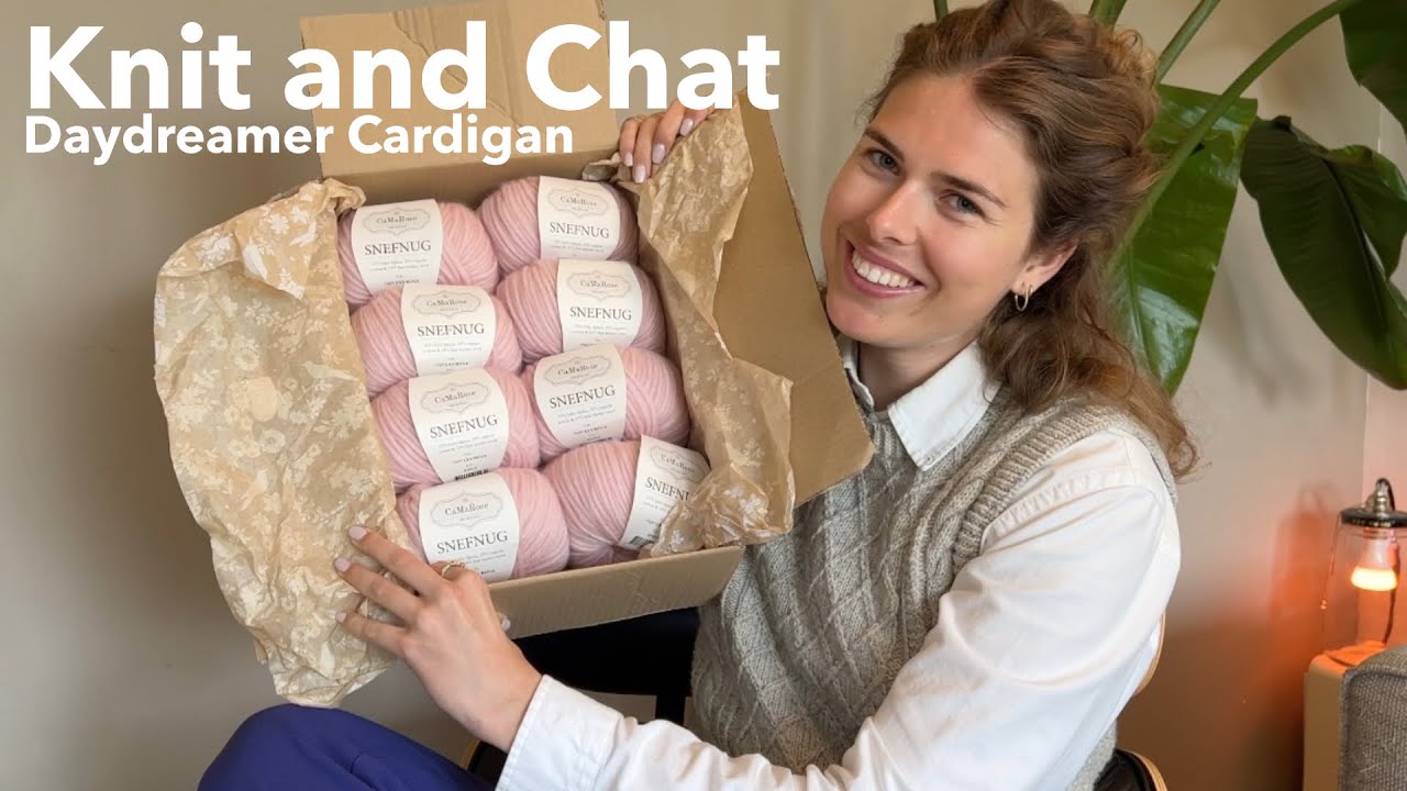 Started my Daydreamer Cardigan and talks about life combined with knitting - KNIT AND CHAT No.1
