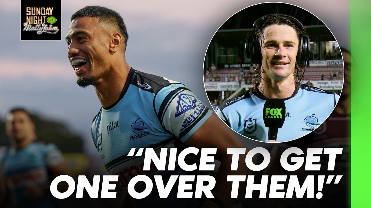 Nicho Hynes joins the SNMJ crew after DEMOLISHING Manly at Brooky 🔥  | Sunday night with Matty Johns