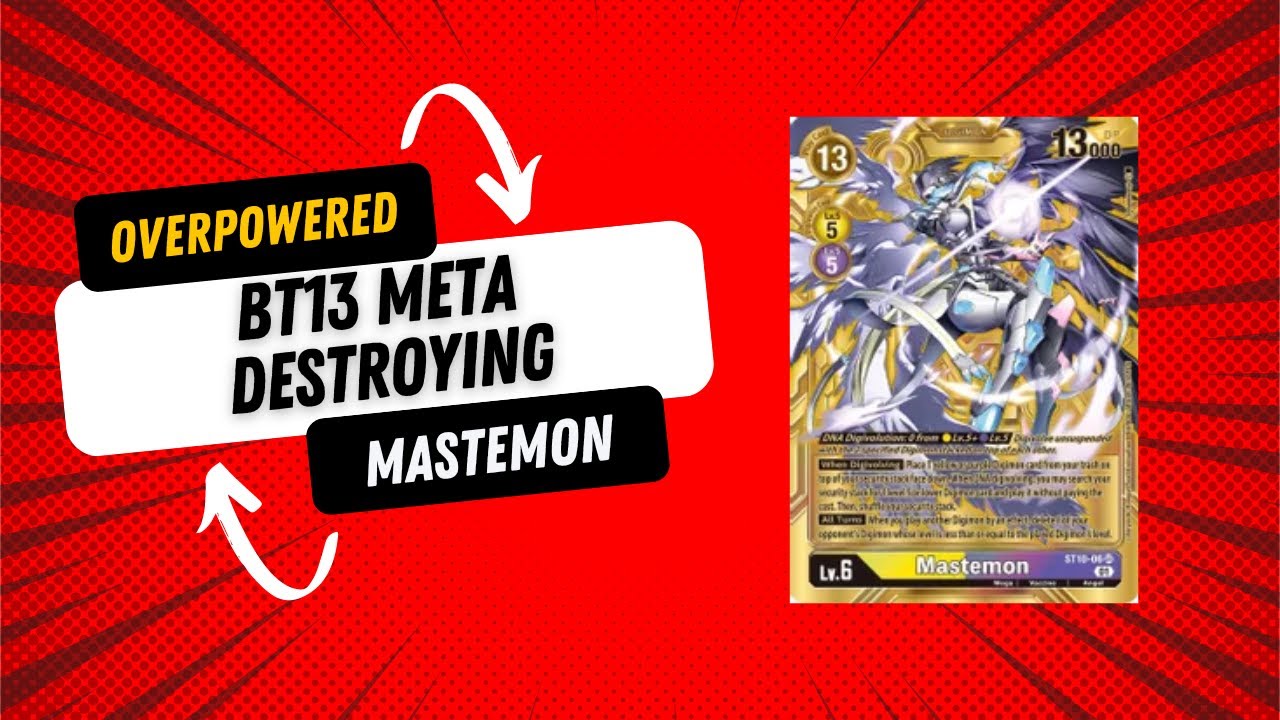 This Mastemon Deck DESTROYS the Meta | BT13 Mastemon Deck Profile