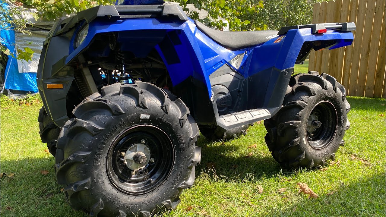 Sportsman 450 build EP 02 - 28” Mega mayhems install!!