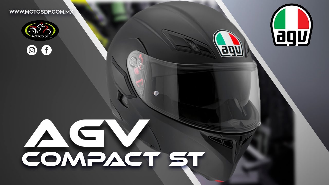 Casco AGV Compact Negro Mate