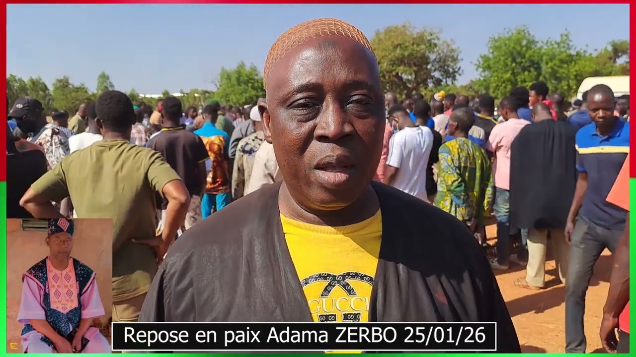 OBSÈQUES DU PRESIDENT ANçAR-DINE COMITÉ SECTEUR 21 DE BOBO-DSSO ADAMA ZERBO  LE 25 01 26