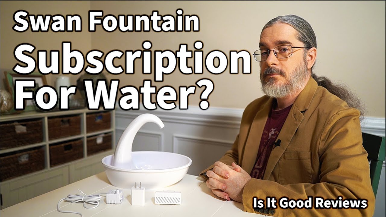 Pioneer Pet Swan Drinking Fountain for Cats and Dogs - Subscription for Water?