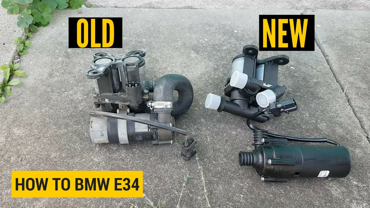 Как заменить клапан отопителя и вспомогательный водяной насос — BMW E34