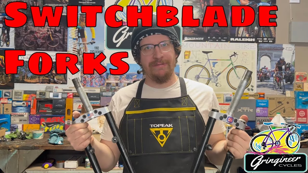 Working On One Of The Iconic Mountain Bike Forks Of The 90's - The Switchblade
