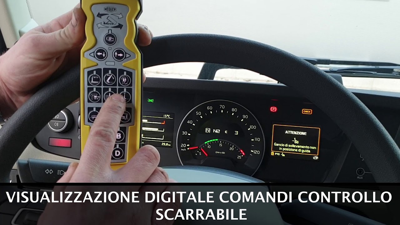 PK8501 + RS21.67TSN CON VISUALIZZAZIONE COMANDI IN CABINA