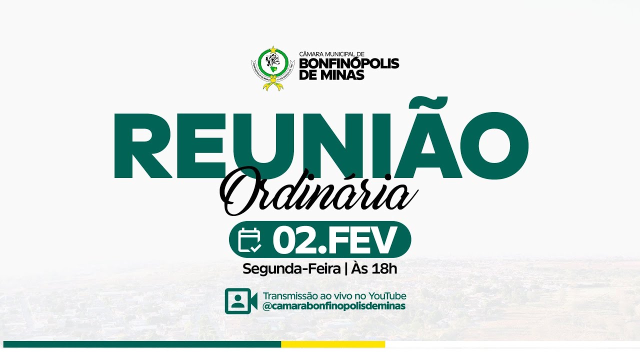 01º Reunião Ordinária da 2° Sessão Legislativa da 16° Legislatura - Dia - 02/02/2026
