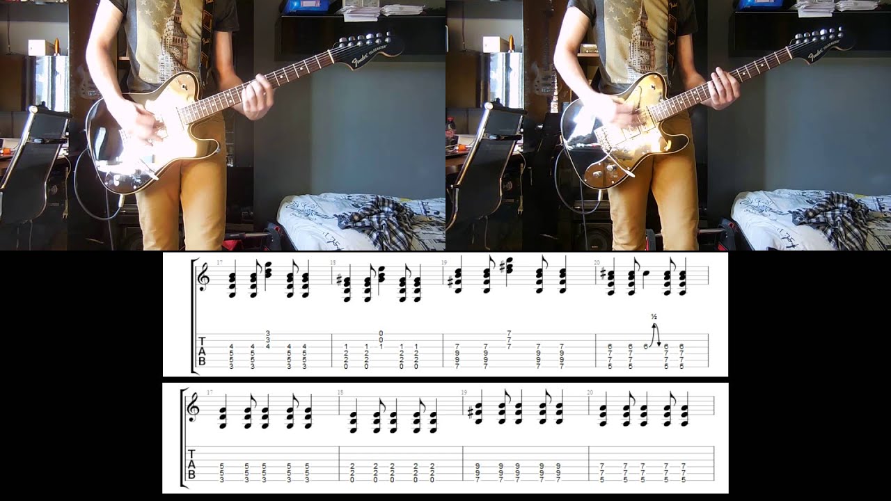 Foo Fighters - Rope guitar cover with tabs