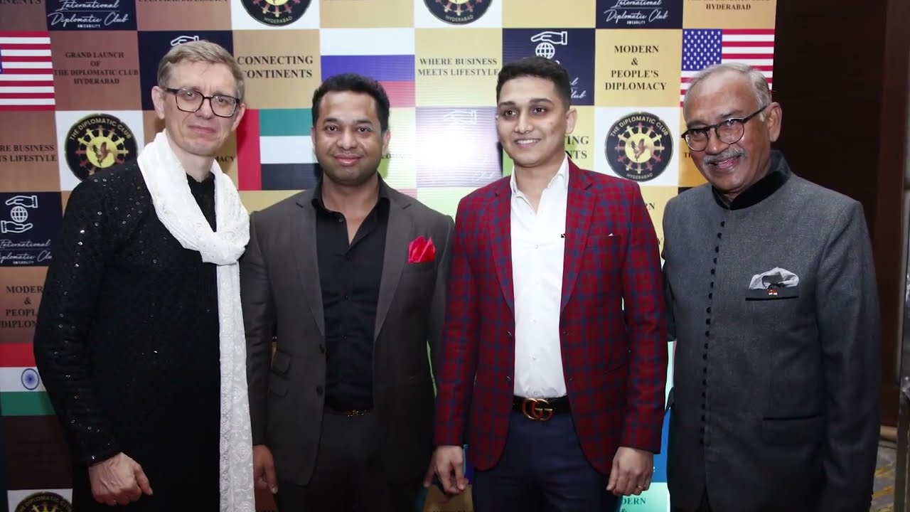 Ashwani Kumar IAS at the launch of Diplomatic Club Hyderabad #IDC #Russia #India friendship