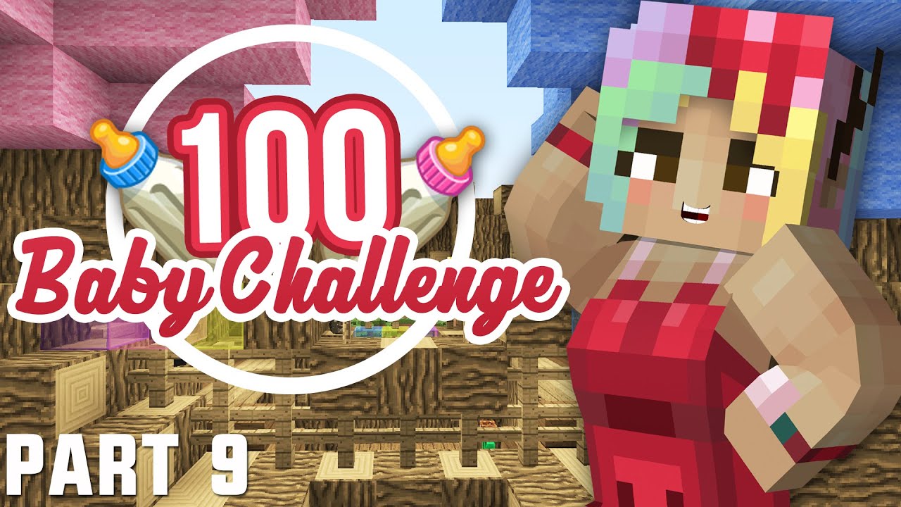 Minecraft: 100 Baby Challenge - Ep 09 - Boys and Girls Rooms!
