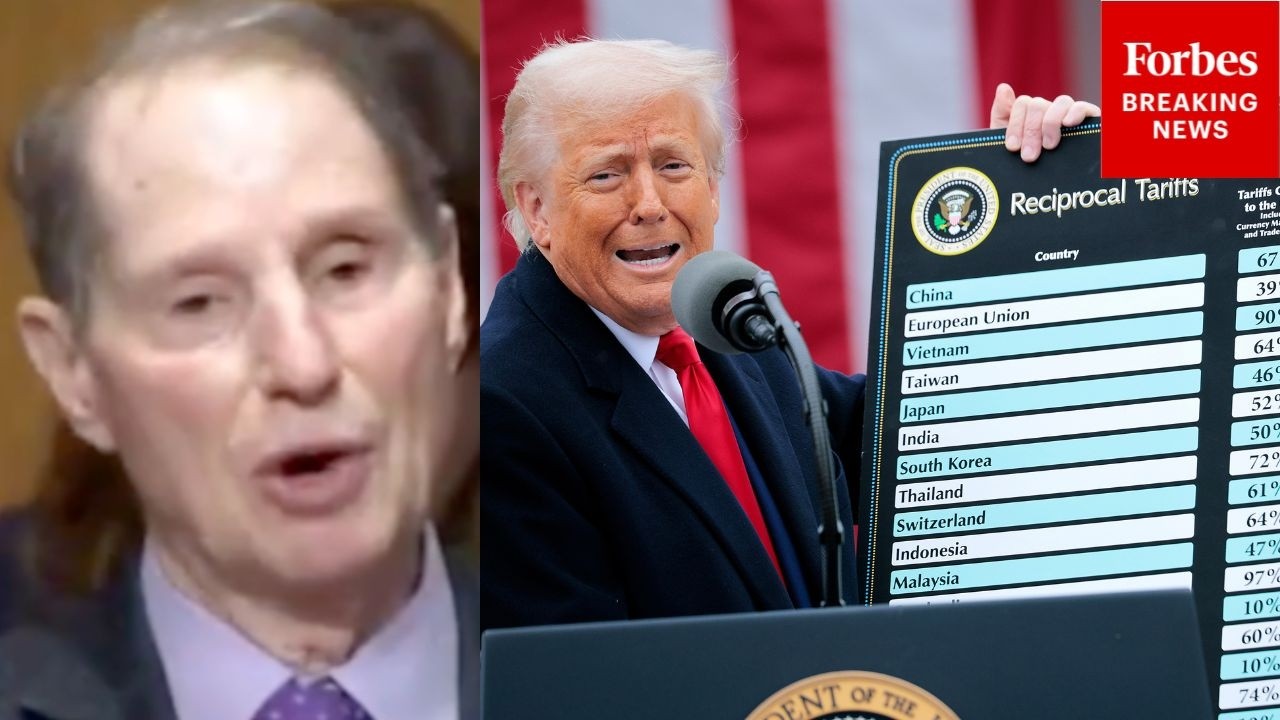 'Trump's Chaotic Tariffs Are Losing Support': Wyden Lauds House For Bucking Trump's Canada Tariffs