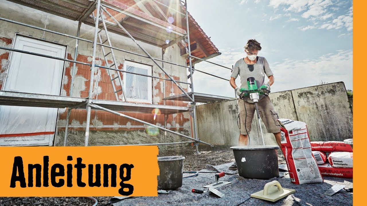 Fassade verputzen | HORNBACH Meisterschmiede