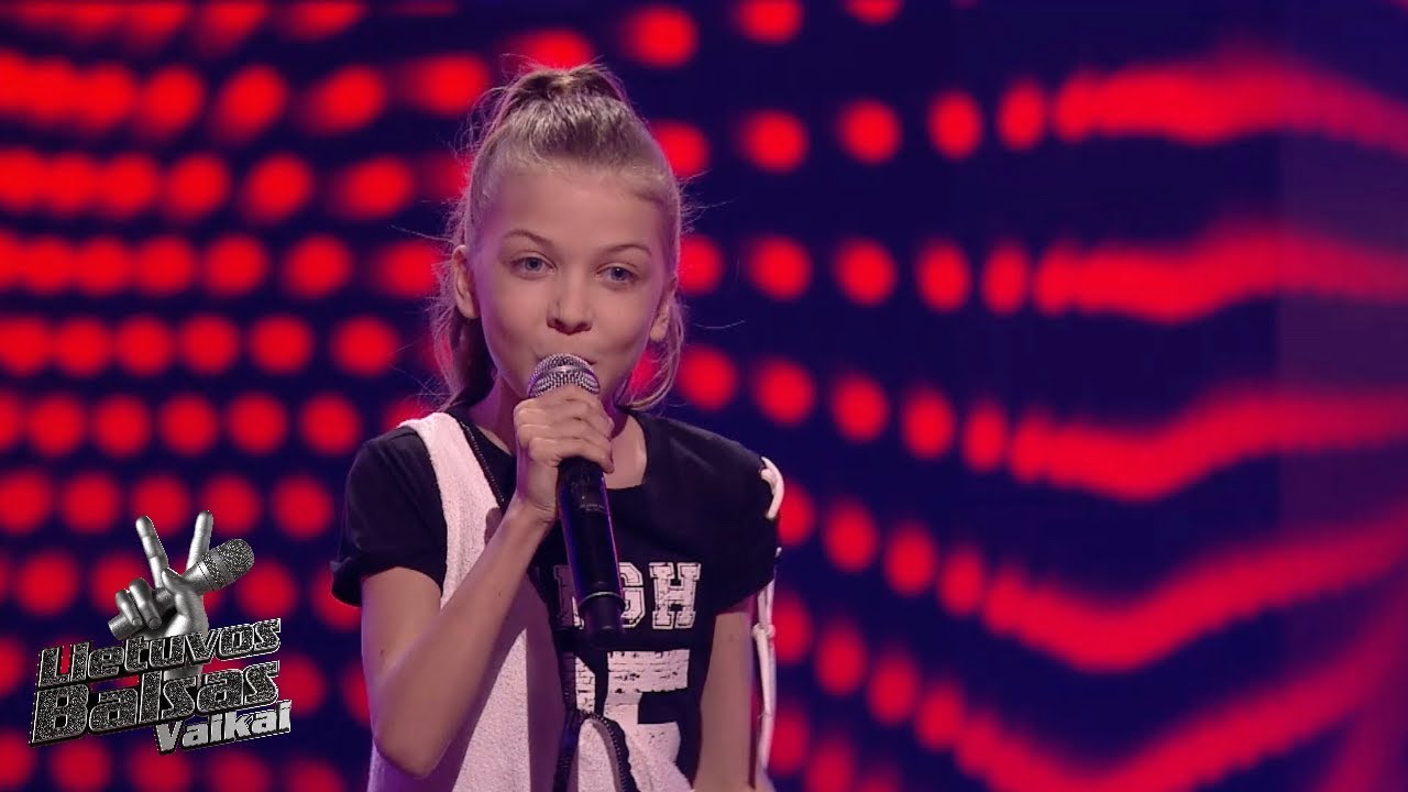 Sofija Vasilevskytė - We found love | Aklosios perklausos | Lietuvos Balsas. Vaikai S01