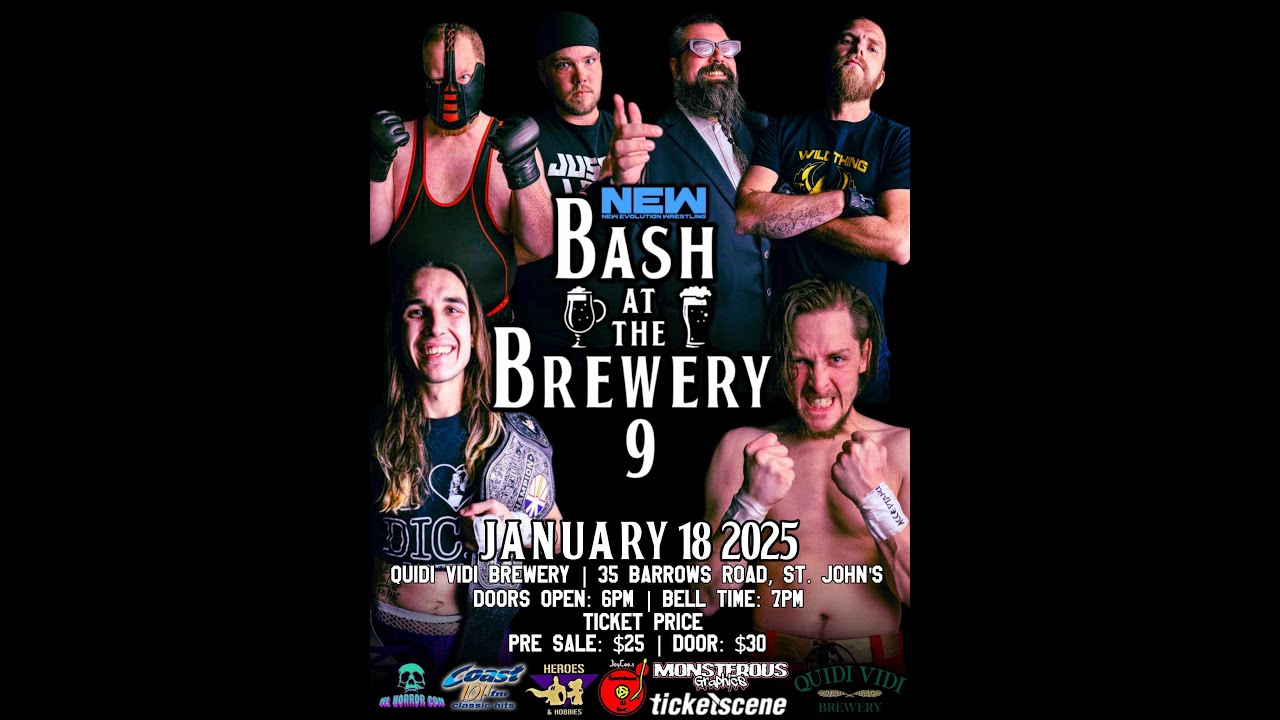 NEW Bash at the Brewery 9 | 19+ Event | Quidi Vidi Brewery | Quidi Vidi, NL | 2025-01-18 | Show 092