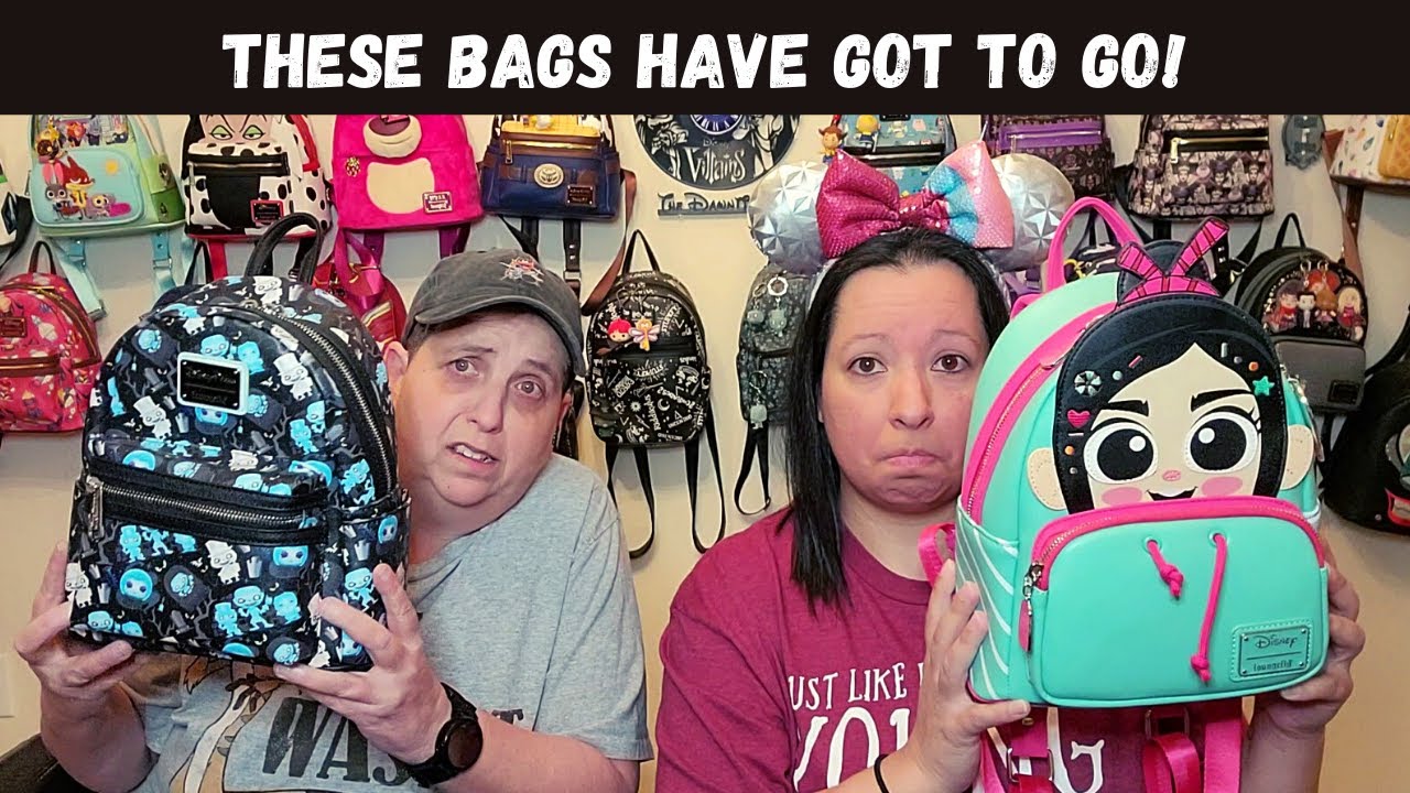 🎒 Decluttering Our Collections Part 1 | Loungefly Bags