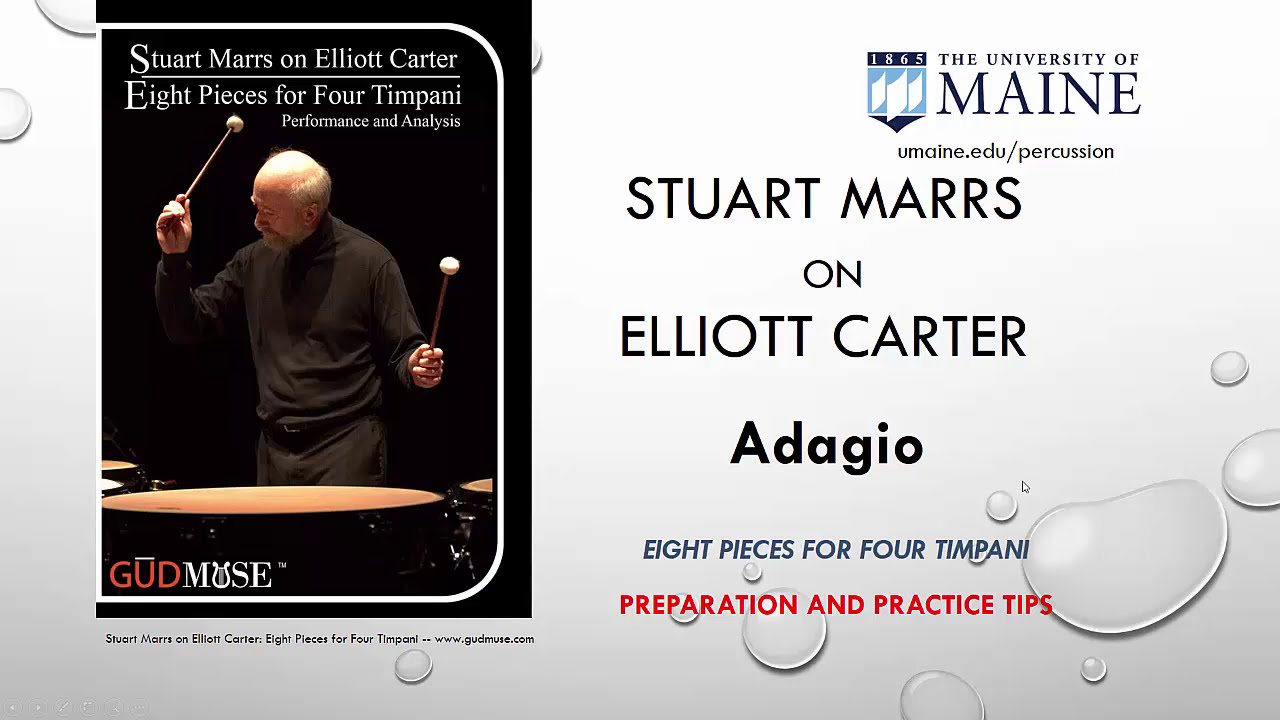 Preparation and Practice Tips - Adagio -  Carter - Marrs