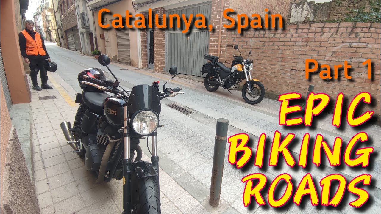 TRIUMPH & BMW - EPIC BIKING ROAD - SPAIN   PART 1