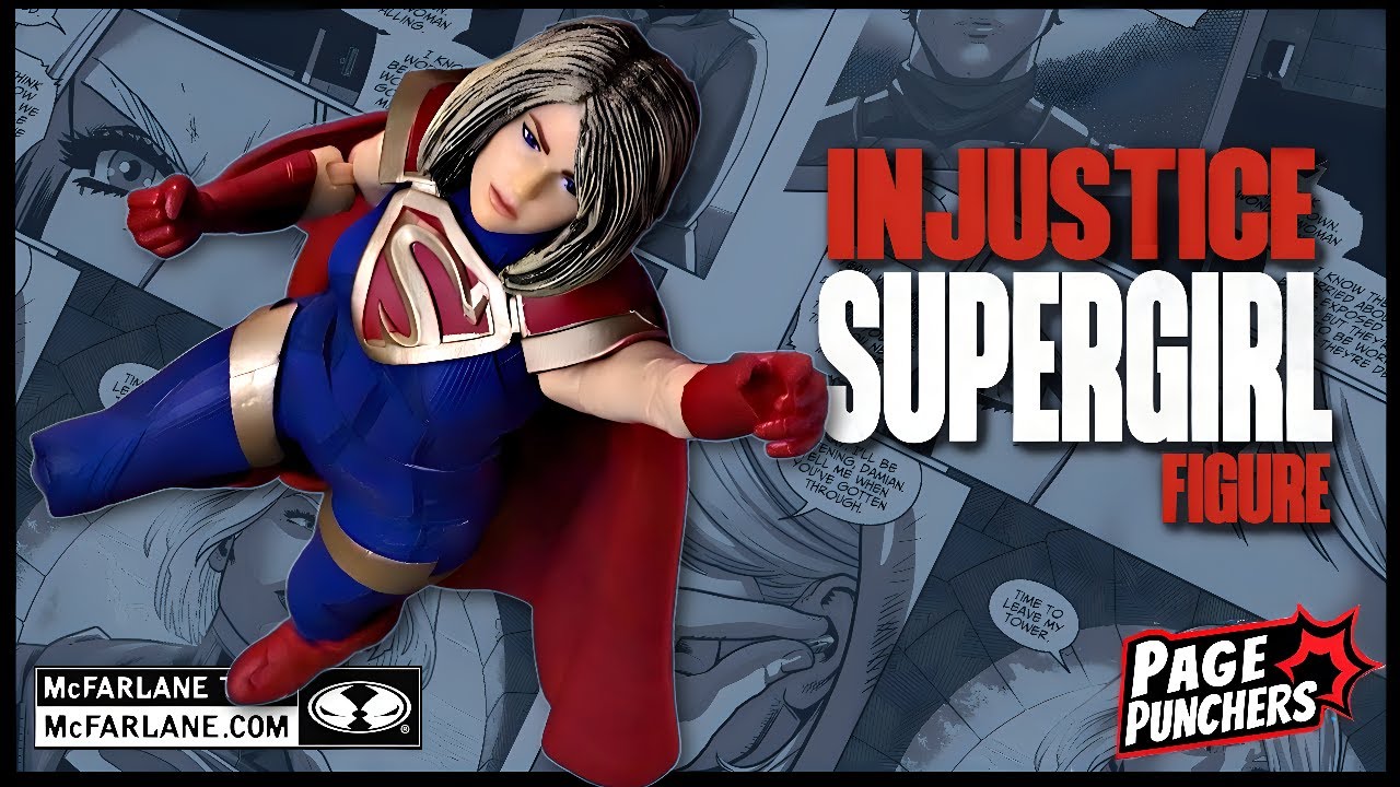 McFarlane Toys Page Punchers Injustice Comic Supergirl Figure @The Review Spot