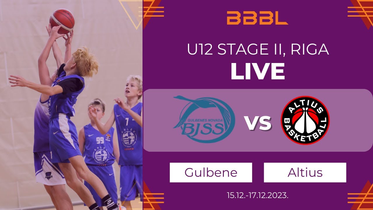 Gulbene vs Altius | BBBL boys U12