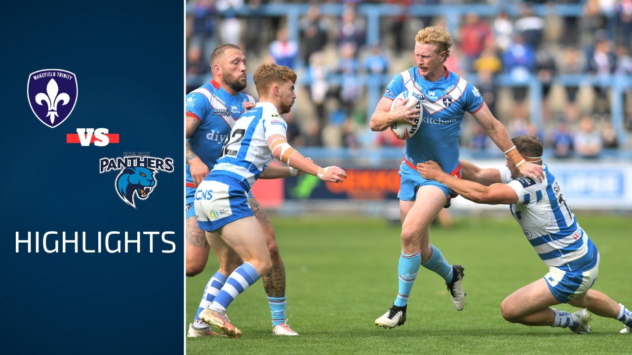 HIGHLIGHTS | Halifax Panthers vs Wakefield Trinity | Betfred Championship