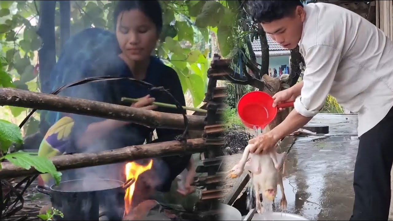 Full video: Sua and her son receive help from police officer Pao during the rainy season and floods.