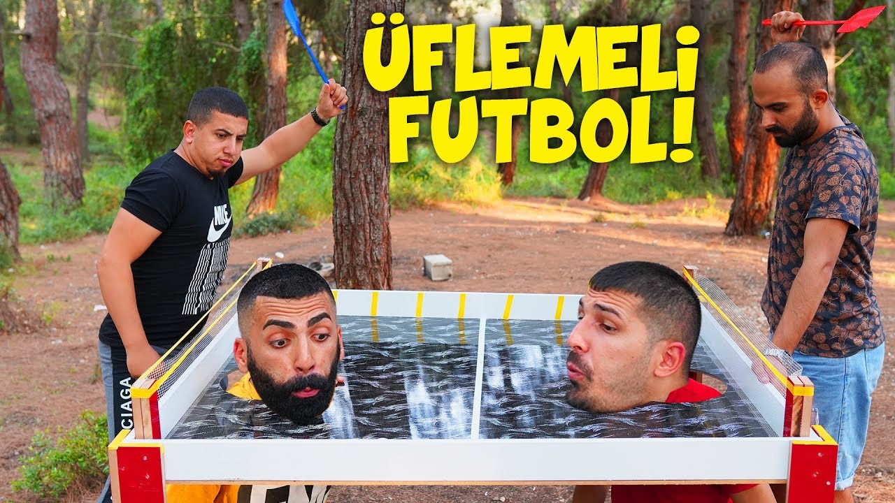 D&uuml;nyada Bir İlk &Uuml;flemeli Futbol ( Cezalı! )