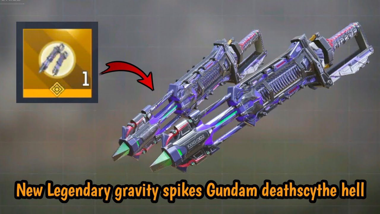CODM x GUNDAM New Legendary gravity spikes Gundam deathscythe hell