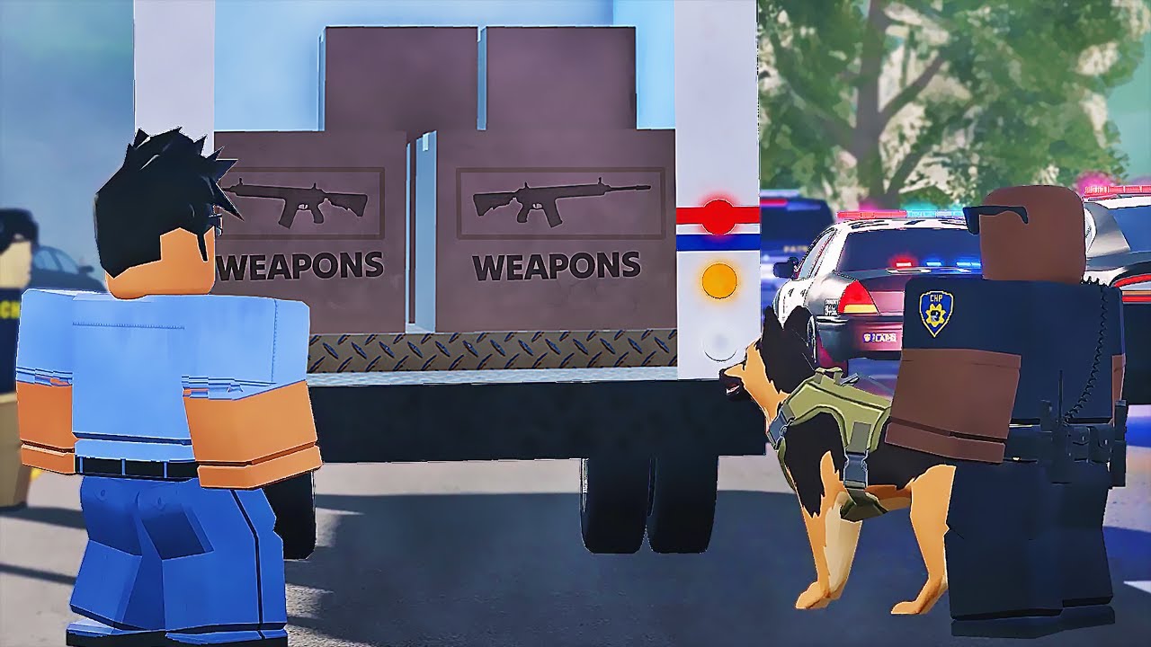 Gang FORCED us to Sneak Guns past POLICE! - Liberty County Roblox
