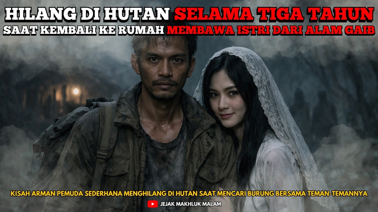 HILANG DI HUTAN SELAMA TIGA TAHUN SAAT MENCARI BURUNG,SAAT PULANG BAWA ISTRI DARI KAMPUNG JIN
