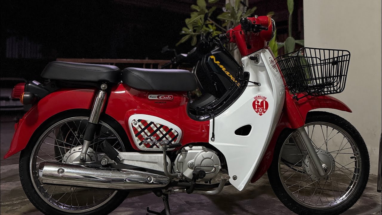 ติดตั้ง ตะกร้า และ กันลาย H2C Honda super cub 110 