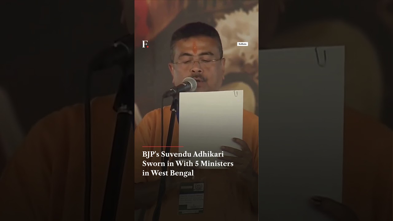 Suvendu Adhikari Takes Oath As Bengal CM After BJP&rsquo;s Historic Victory