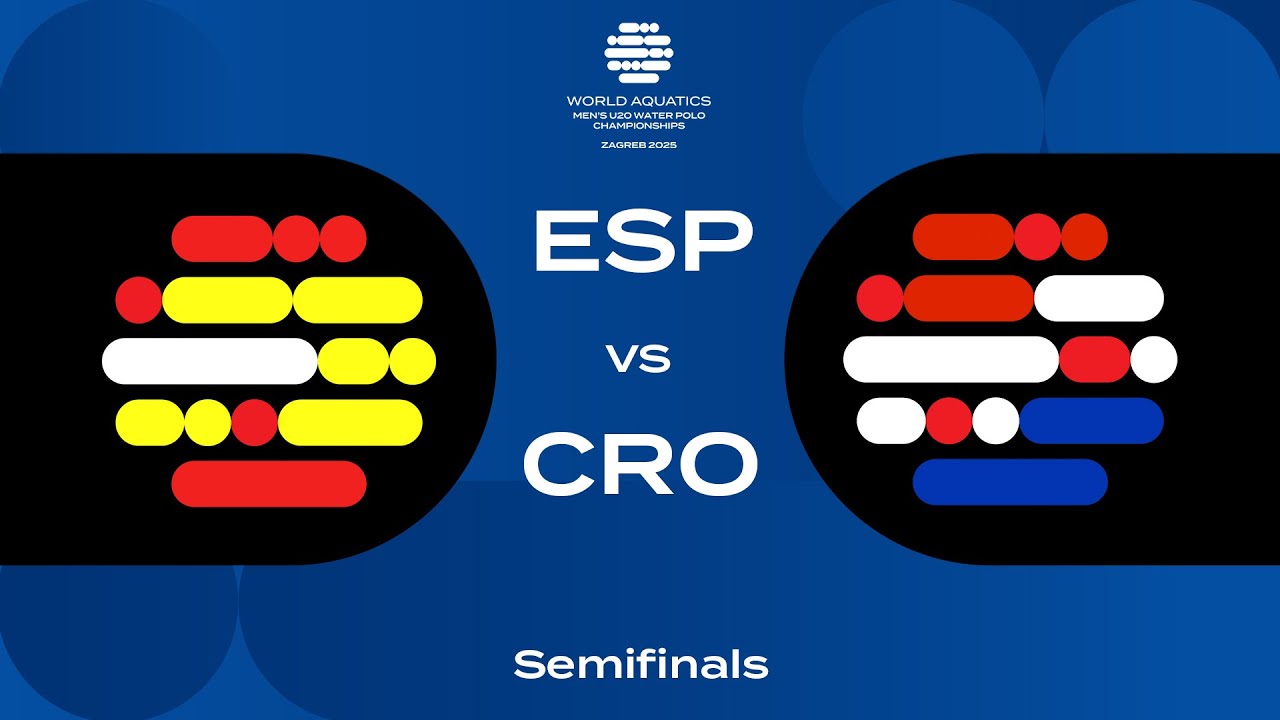 Epic Semifinal Clash: Spain vs Croatia | Day 7 | U20 Water Polo 2025