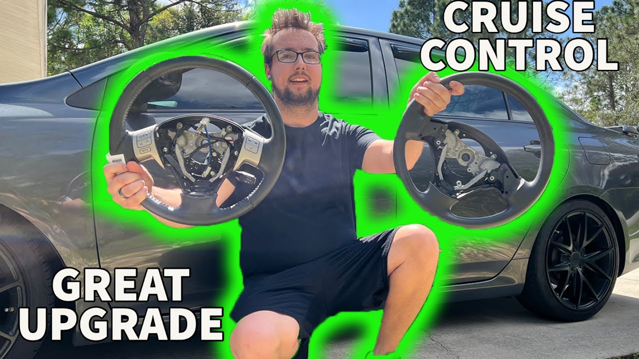 UPGRADING My Steering Wheel in the Corolla!