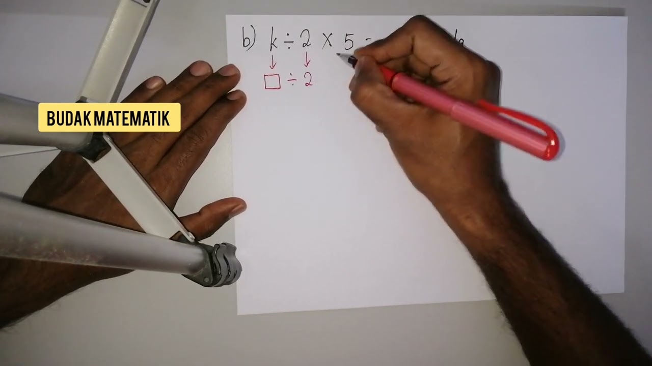 Tahun 6 : m/s 59 | Soalan 11 (a) & (b) | Cari nilai k | Buku teks baru | Bimbingan